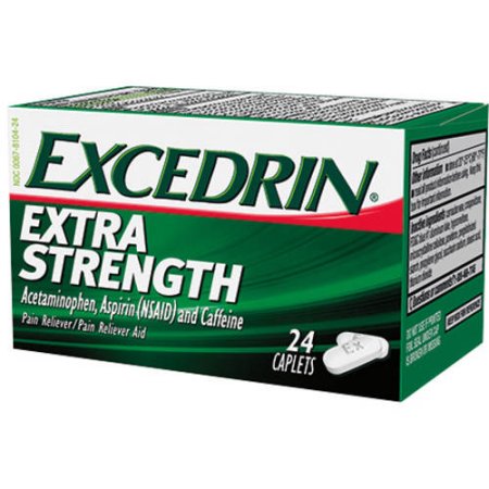 Excedrin Extra Strength Caplets  24 ct.  #2169