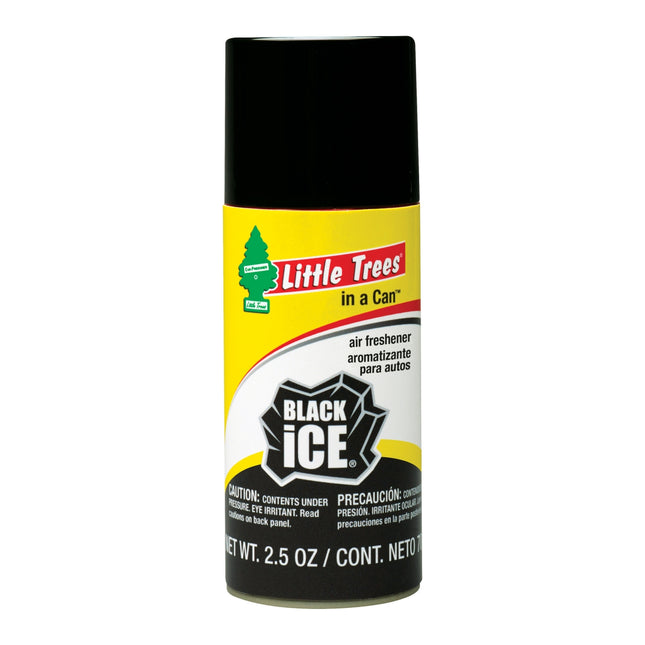 Little Trees Black Ice Car Air Freshener Spray – Aerosol Can, 1-Count (Item AU-CAF, #1555)