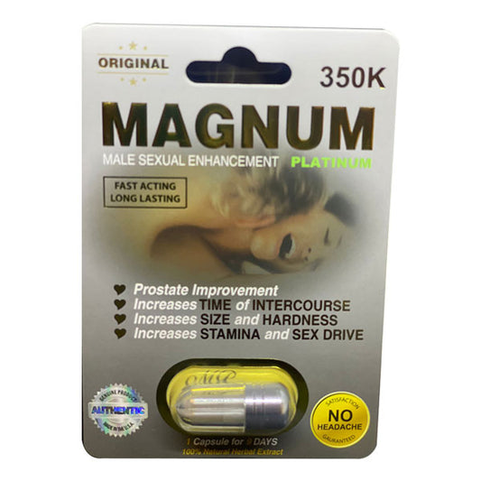 Magnum Platinum Capsule 350K Box 20 ct.