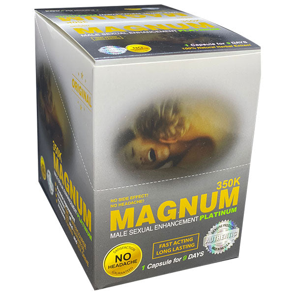 Magnum Platinum Capsule 350K Box 20 ct.