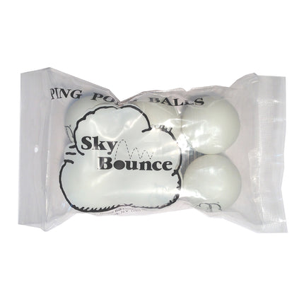 Sky Bounce Ping Pong Balls – 6-Count Pack | Table Tennis Balls for Play & Beer Pong (Item TY-PPB, #144)