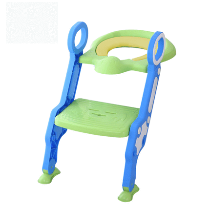 Baybee Paws Children's Potty Toilet Trainer Seat with Step Ladder (Blue-Green)