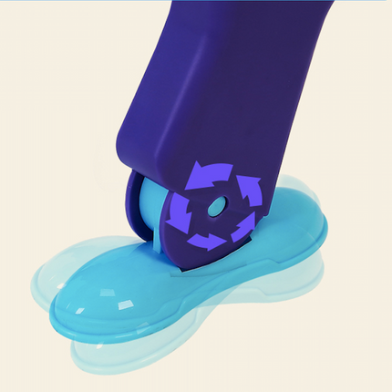 Baybee Paws Children's Potty Toilet Trainer Seat with Step Ladder (Purple-Blue)