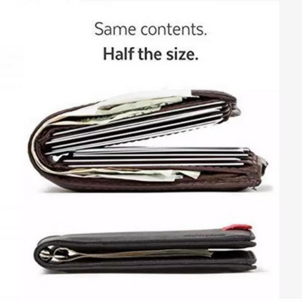 Slim RFID Blocking Leather Wallet – Card Holder, 12 Cards & 30 Bills, Pull-Tab Access | Black, Tan, Brown