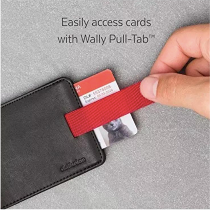 Slim RFID Blocking Leather Wallet – Card Holder, 12 Cards & 30 Bills, Pull-Tab Access | Black, Tan, Brown