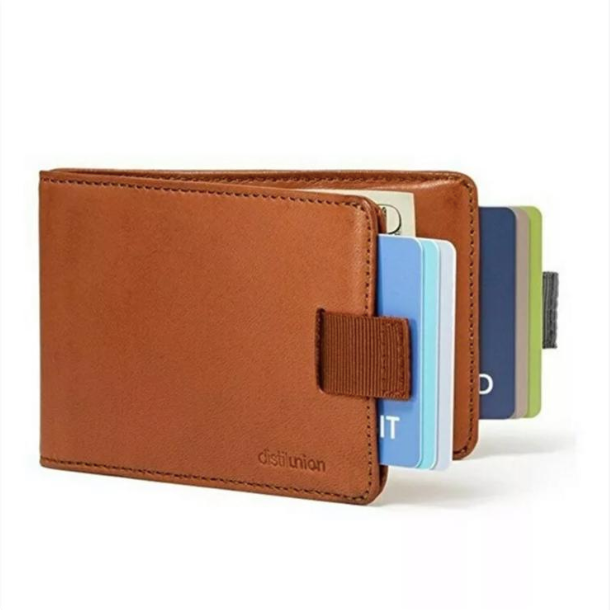 Leather Wallet - card holder RFID protected