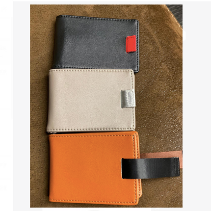 Slim RFID Blocking Leather Wallet – Card Holder, 12 Cards & 30 Bills, Pull-Tab Access | Black, Tan, Brown