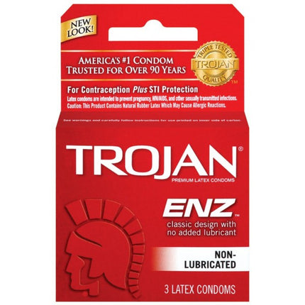 Trojan ENZ (non lubricant) (3ct*6packs)18 total. #245