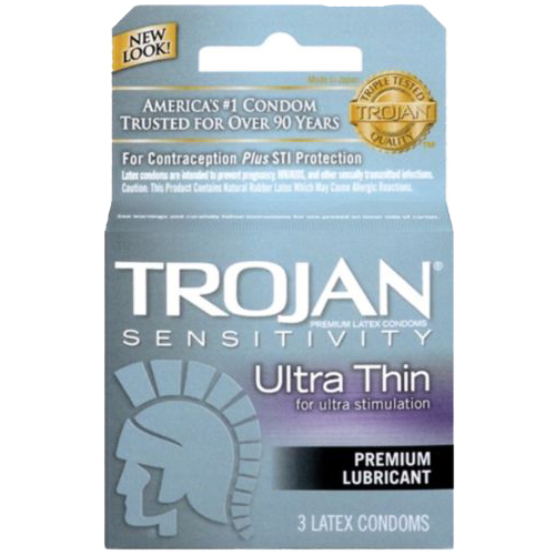 Trojan Ultra Thin (3ct*6packs)18 total.