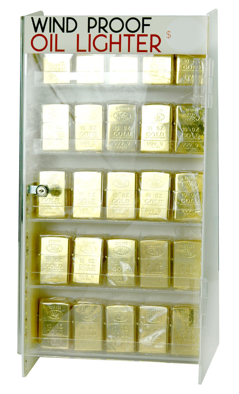 Wind Proof Oil GOLD 2 ct display