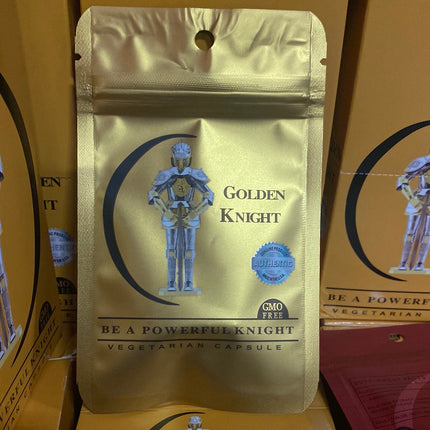 Golden Knight Vegetarian Capsule – Individually Sealed Adult Wellness Supplement | Item No.: 165