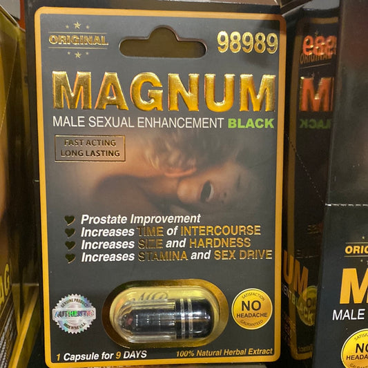 Magnum Black Capsule XXL 98989 20 ct #589