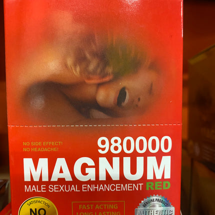 Magnum 980000 Red Capsule Enhancement supplements