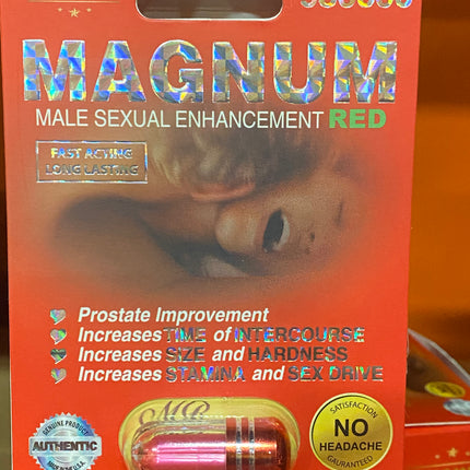 Magnum 980000 Red Capsule Enhancement supplements