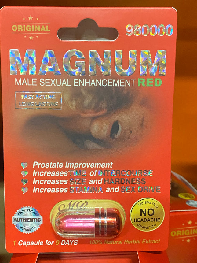 Magnum 980000 Red Capsule Enhancement supplements