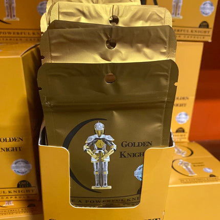 Golden Knight Vegetarian Capsule – Individually Sealed Adult Wellness Supplement | Item No.: 165